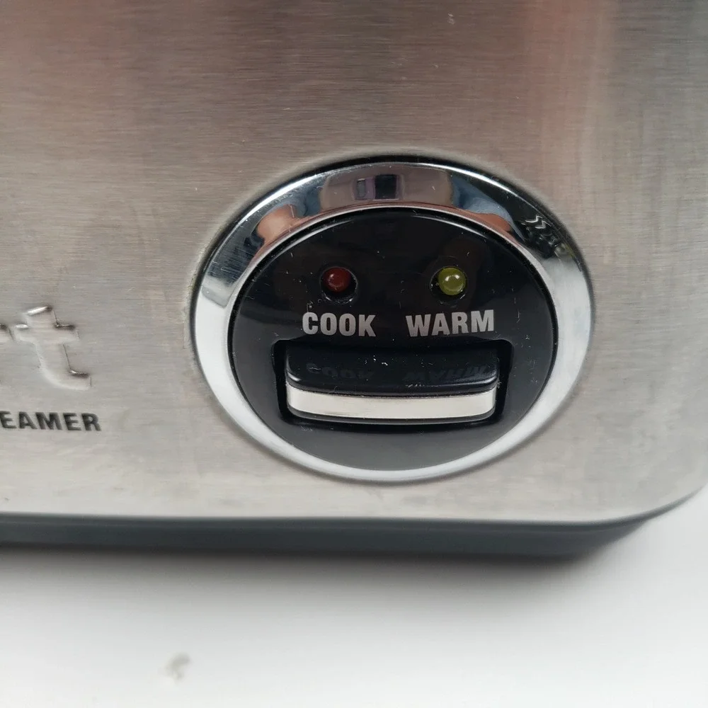 Cuisinart CRC-800 8-Cup Rice Cooker Steamer Brushed Stainless Steel 650W Silver